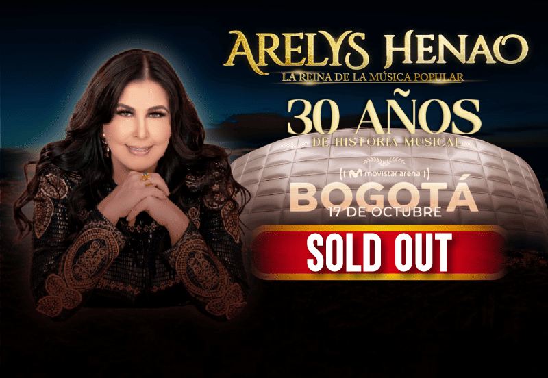 Arelys Henao · 30 años de historia musical, Movistar Arena