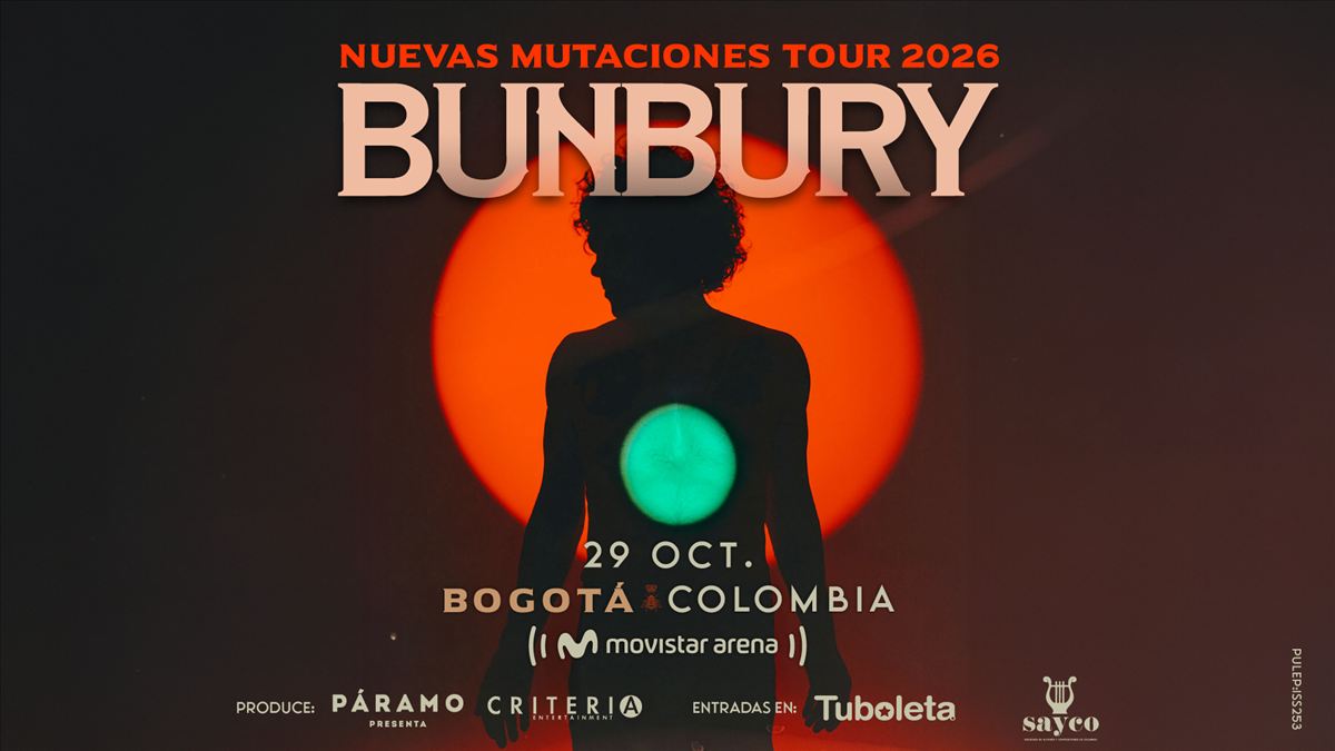 Bunbury · Nuevas Mutaciones Tour 2026, Movistar Arena