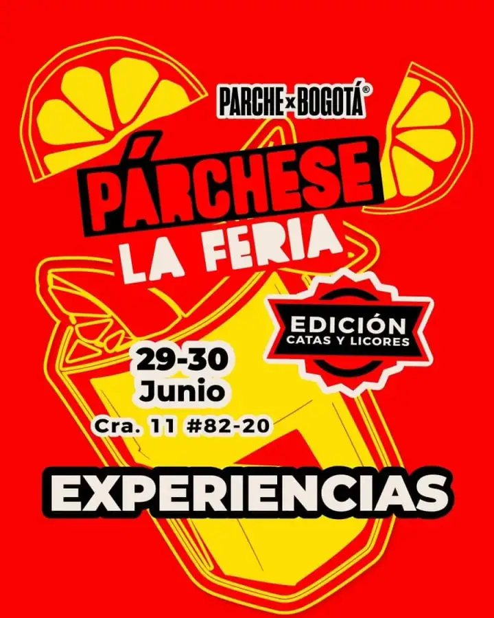 Afiche de Párchese la Feria, edición Catas y Licores
