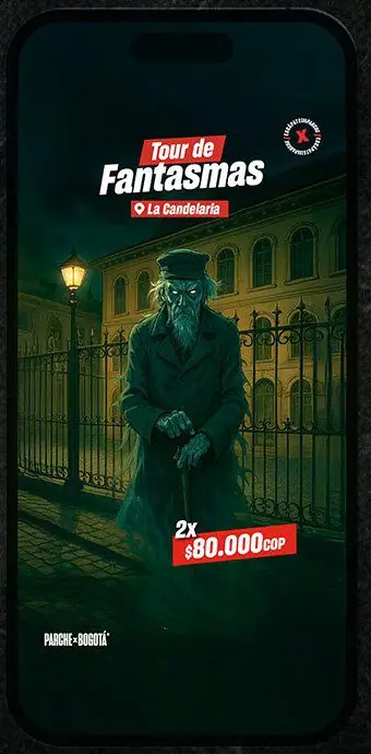 Ejemplo de historia de Parche x Bogotá