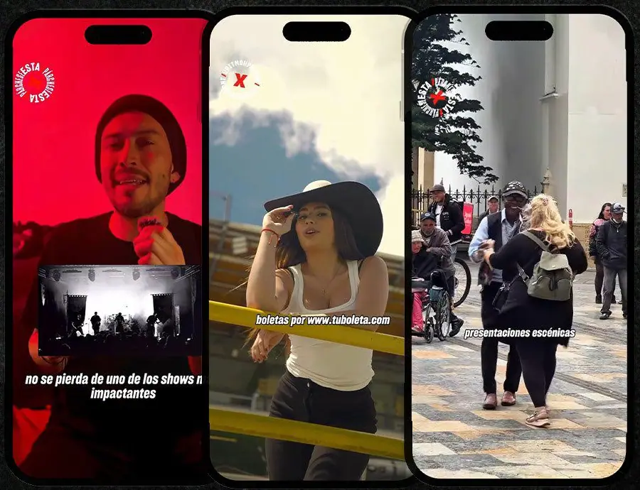 Ejemplo de video 9:16 de Parche x Bogotá