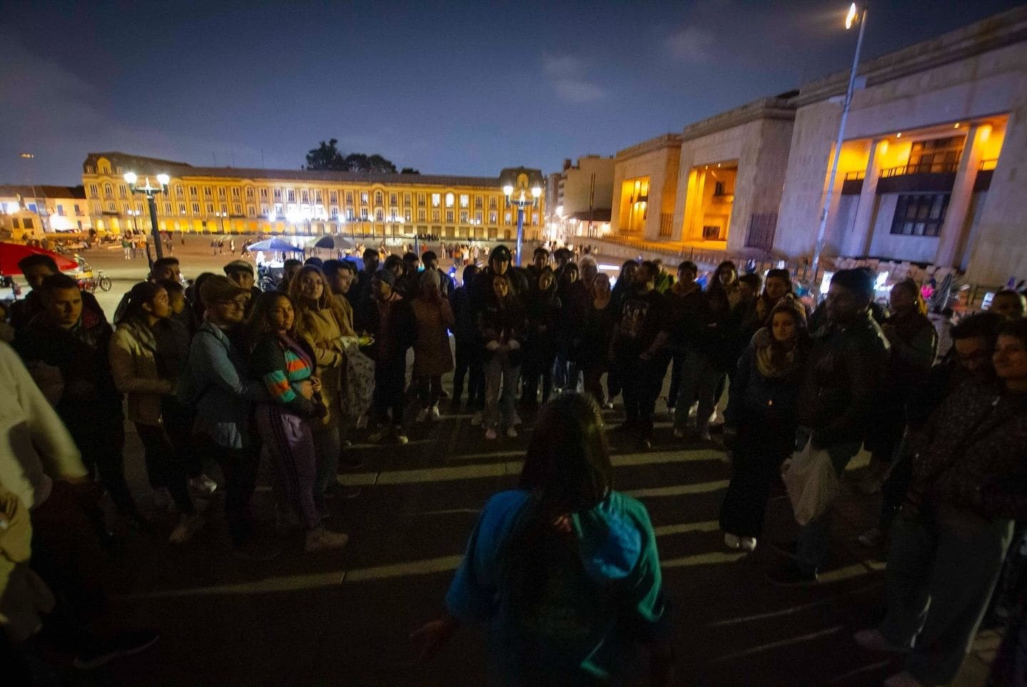 Momento del Tour de Fantasmas por La Candelaria