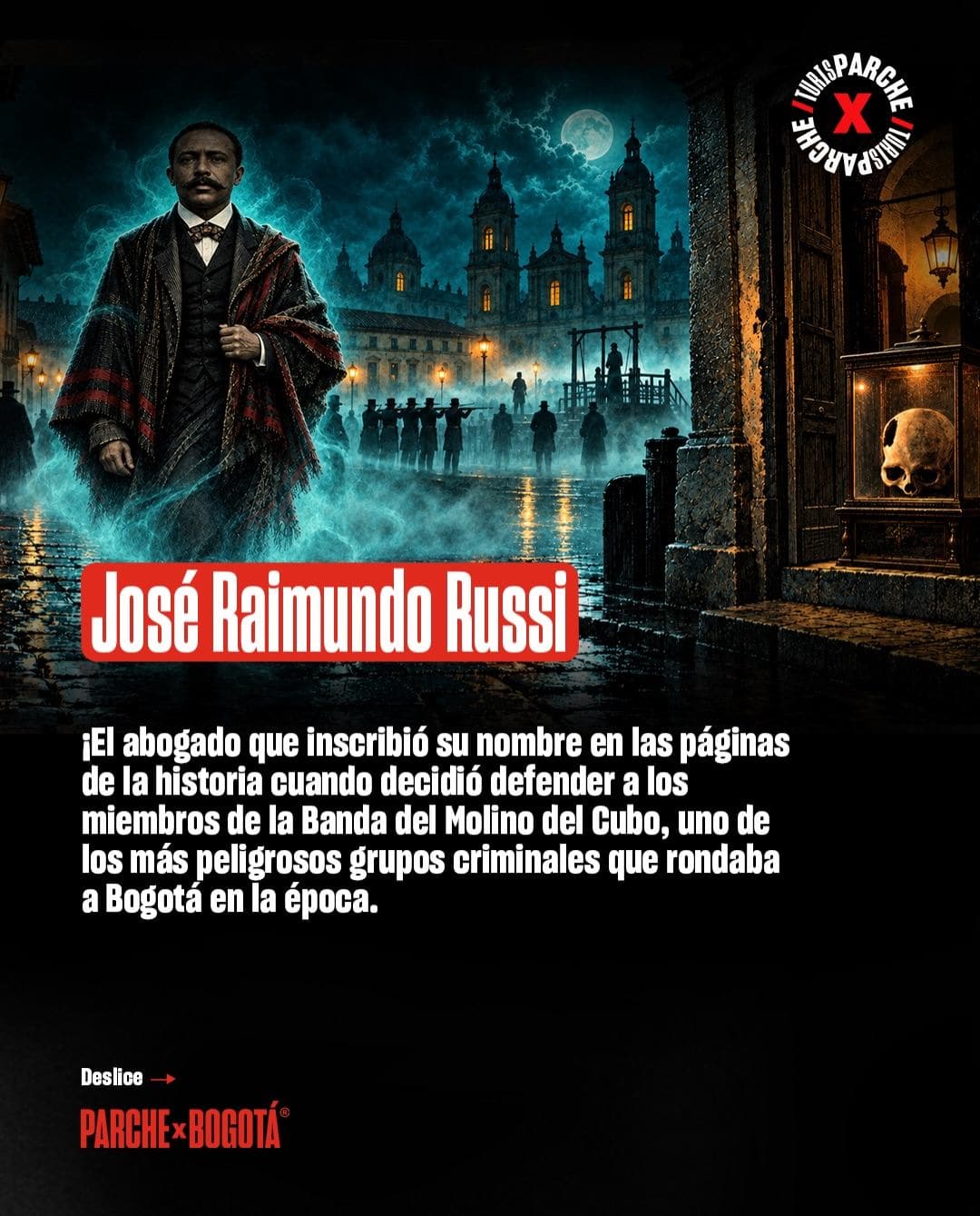 Ilustración de José Raimundo Russi, leyenda de La Candelaria