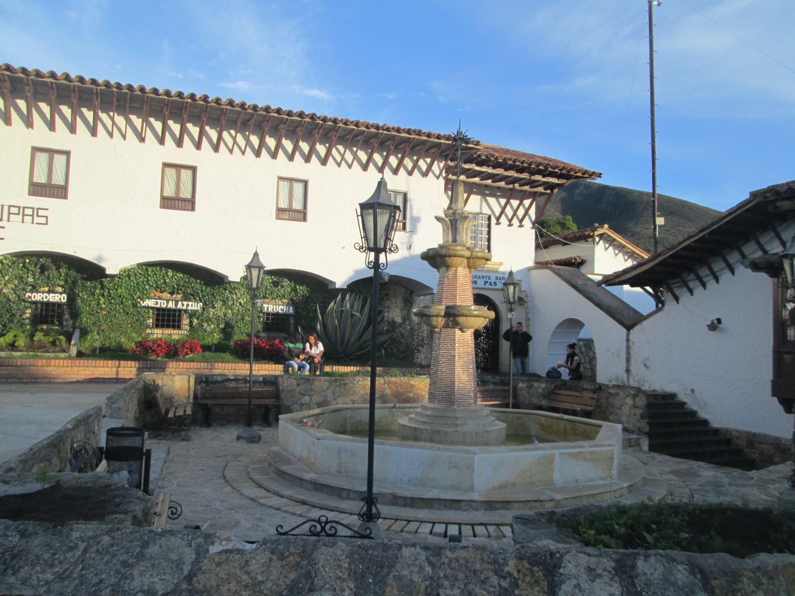 Calles del pueblo de Guatavita