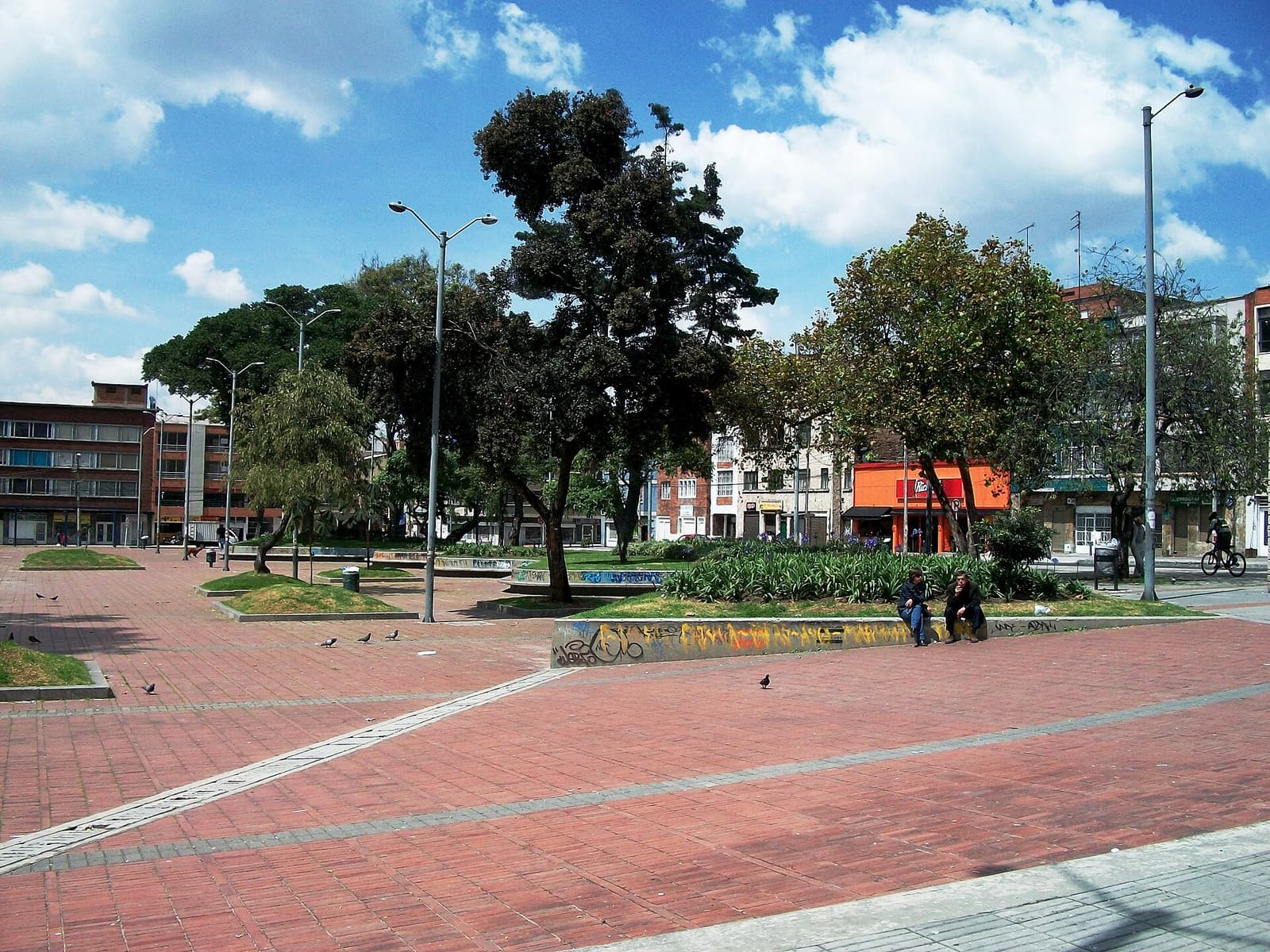 Parque Sucre, conocido como Parque de los Hippies, en Chapinero