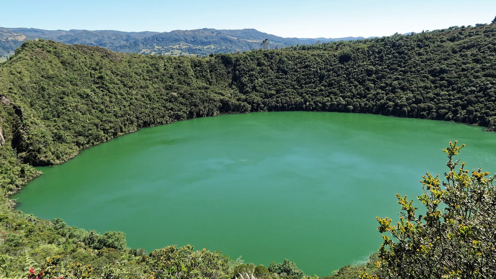 Laguna de Guatavita, escenario del ritual de El Dorado