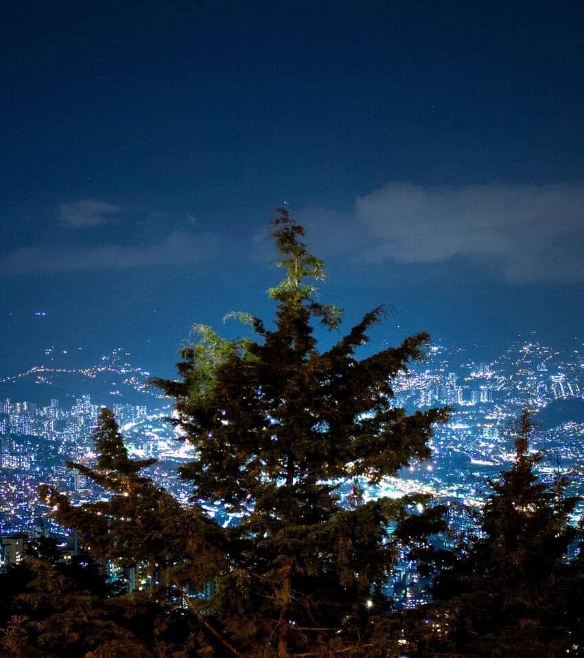 Júpiter y Saturno desde Medellín